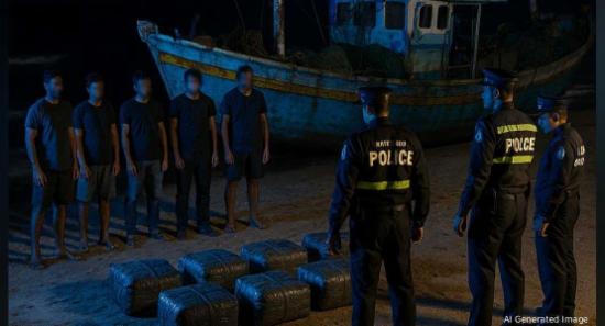 කිරින්දේ අයිස් ප්‍රවාහනය කළ සැකකරුවන් 5ක් කොටුවෙයි